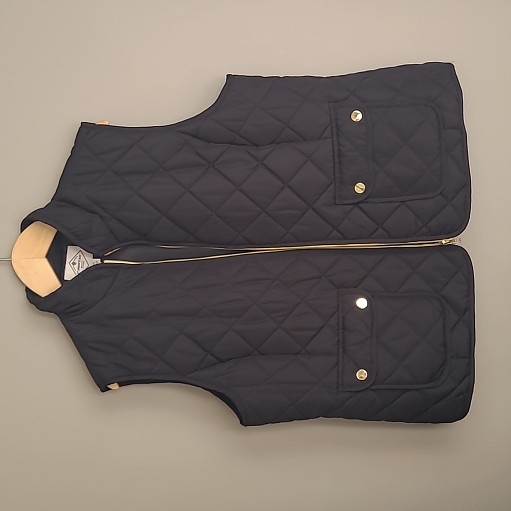 Black Quilted Vest